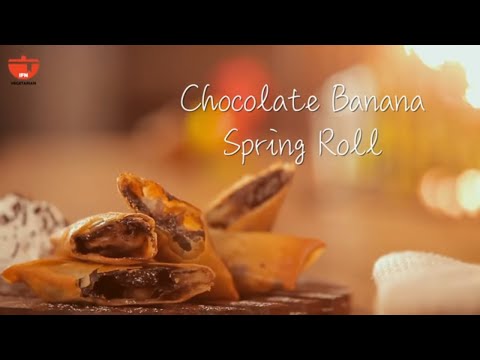 Chocolate Banana Spring Roll | How To Make Chocolate Spring Rolls By Kamini | Quick Dessert Recipe