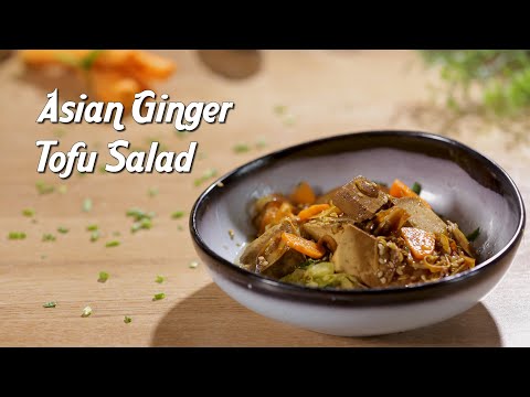 Asian Ginger Tofu Salad Recipe | Healthy Salad Recipe | Summer Special Salads By Kamini Patel