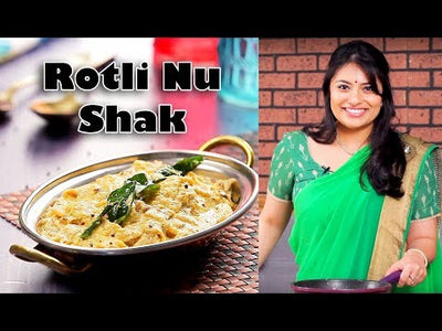 Gujarati Rotli Nu Shaak | Leftover Rotis in Spiced Buttermilk By Chef Kamini | Vaghareli Rotli