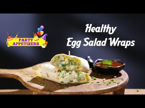 Healthy Egg Salad Wraps | Creamy Egg Roll Wraps | Healthy Snack Recipes By Kamini Patel