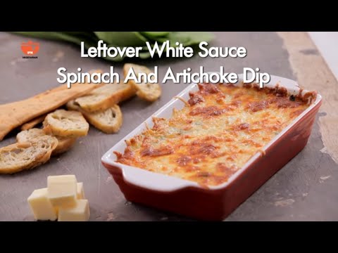 Leftover White Sauce Spinach And Artichoke Dip - Cheesy Spinach Dip By Kamini - Spinach Lasagna