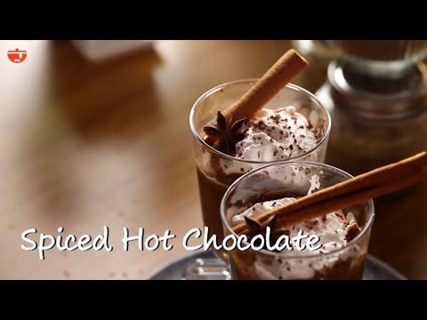 Spiced Hot Chocolate | How To Make Hot Chocolate By Chef Kamini | Monsoon Special Chocolate Recipe