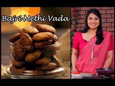 Gujarati Bajri Methi Na Vada | How To Make Bajri Methi Dhebra By Kamini | Quick & Easy Farsan Recipe