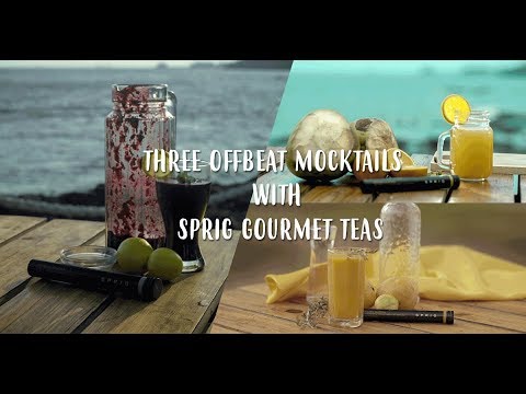 THREE OFFBEAT MOCKTAILS with SPRIG GOURMET TEAS