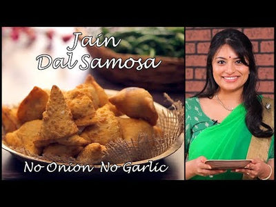 Jain Samosa Recipe | How To Make Mini Dal Samosa By Kamini Patel | No Onion No Garlic Recipe