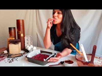 Raspberry Double Fudge Brownies | Kitchen Therapy by Kamini Patel