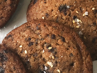 Tahini Chocolate Chip Cookies